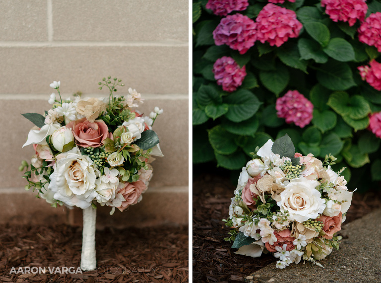 04 fake flowers wedding bouquet(pp w768 h570) - Amanda + Keith | The Club at Shadow Lakes Wedding Photos