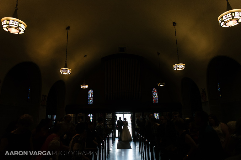 12 wedding ceremony silhouette(pp w768 h512) - Amanda + Keith | The Club at Shadow Lakes Wedding Photos