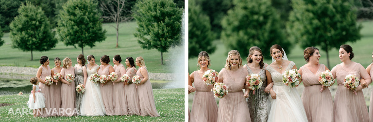 22 blush bridesmaid dresses(pp w768 h252) - Amanda + Keith | The Club at Shadow Lakes Wedding Photos