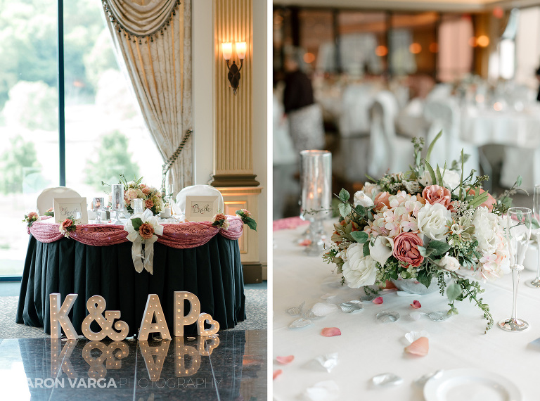 39 club at shadow lakes wedding reception details(pp w768 h570) - Amanda + Keith | The Club at Shadow Lakes Wedding Photos