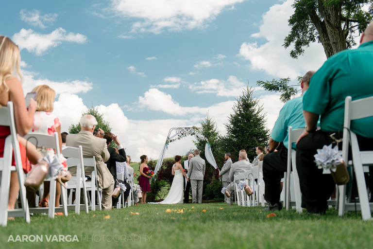 35 armstrong farms outdoor wedding ceremony(pp w768 h512) - Bridget + Chris | Armstrong Farms Wedding Photos