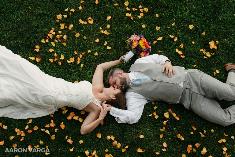 56 bride groom from above photo(pp w768 h512) - Bridget + Chris | Armstrong Farms Wedding Photos