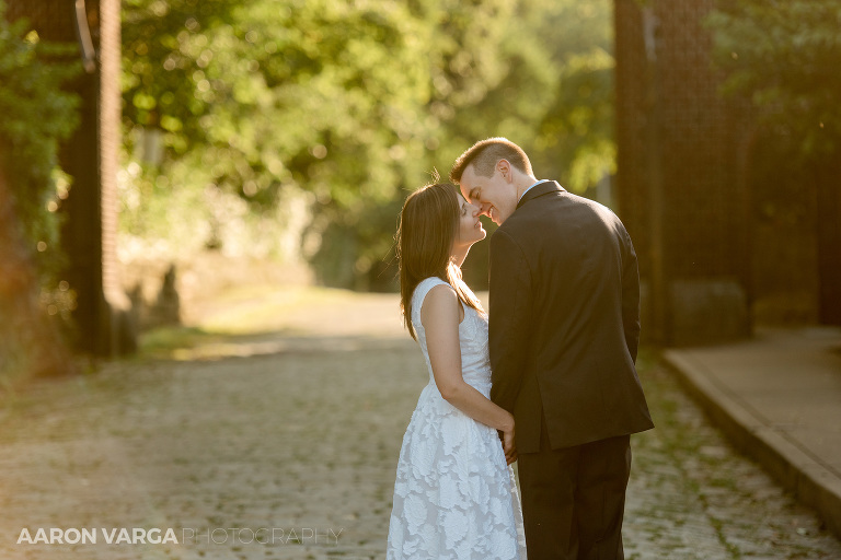 16 golden sunlight mellon park engagement(pp w768 h512) - Beth + Luke | Mellon Park and Hot Metal Bridge Engagement Photos