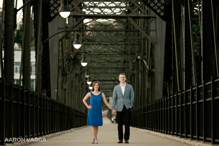 23 hot metal bridge engagement photos(pp w768 h512) - Beth + Luke | Mellon Park and Hot Metal Bridge Engagement Photos