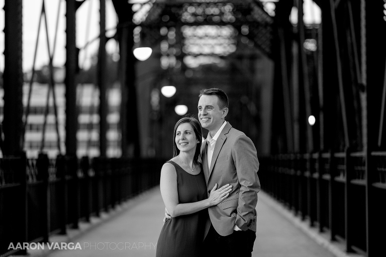 26 engagement photo on hot metal bridge(pp w768 h512) - Beth + Luke | Mellon Park and Hot Metal Bridge Engagement Photos
