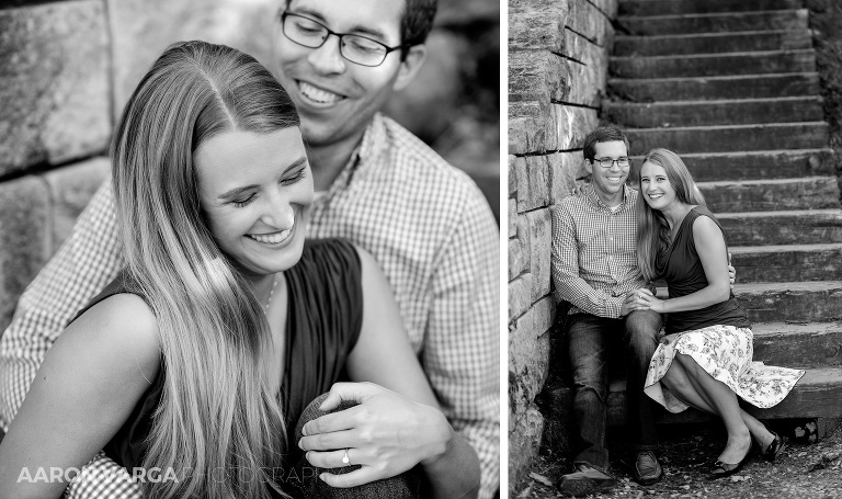 06 washingtons landing stairs(pp w768 h455) - Melissa + Dan | Washington's Landing Engagement Photos