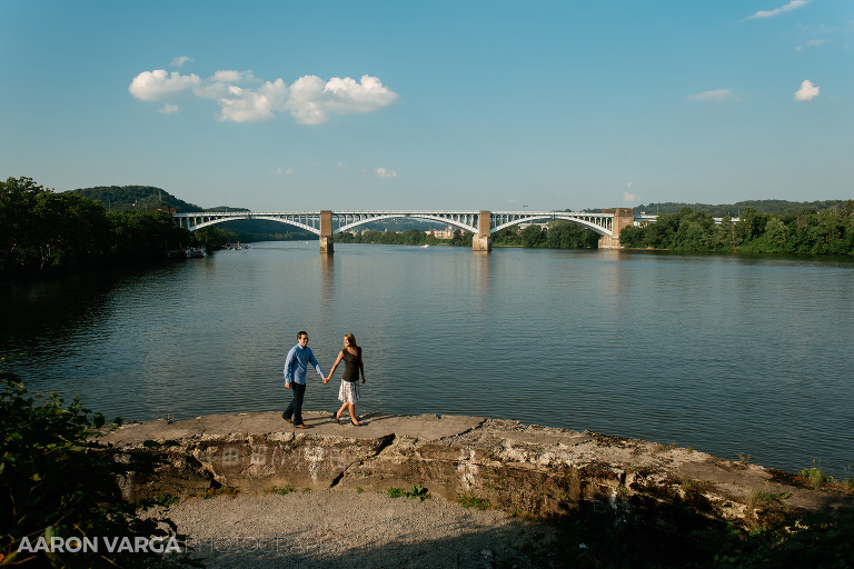10 washingtons landing river view(pp w768 h512) - Melissa + Dan | Washington's Landing Engagement Photos