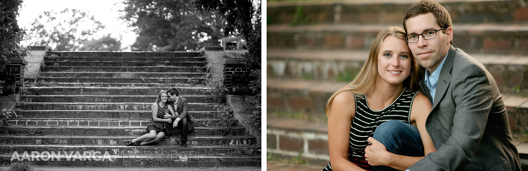 12 mellon park stairs(pp w768 h250) - Melissa + Dan (Part II) |  Mellon Park Engagement Photos