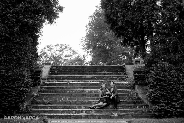 14 mellon park staircase engagement photo(pp w768 h512) - Melissa + Dan (Part II) |  Mellon Park Engagement Photos