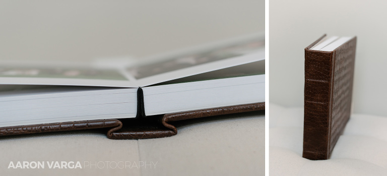 06 finao one wedding album shady elms(pp w768 h349) - Brown Leather Wedding Album | Shady Elms Farm Wedding