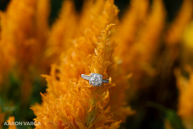 03 montour heights country club engagement ring(pp w768 h512) - Amy + Bill | Montour Heights Country Club Wedding Photos