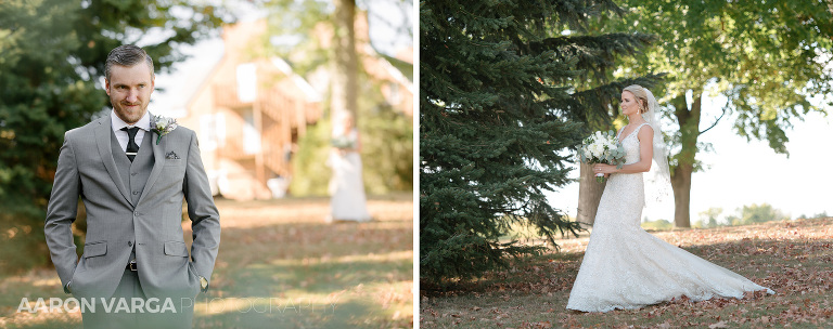 11 montour heights country club wedding first look(pp w768 h304) - Amy + Bill | Montour Heights Country Club Wedding Photos