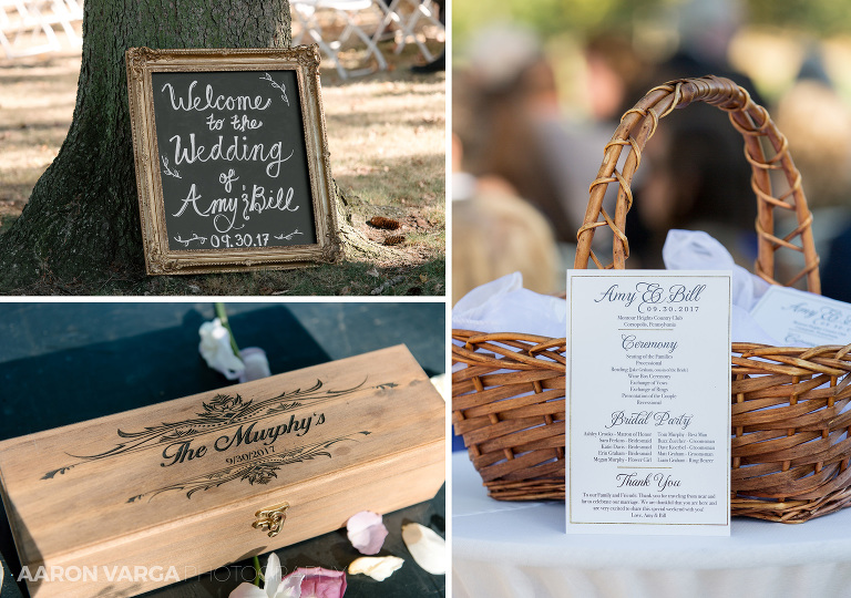 23 montour heights country club wedding details(pp w768 h540) - Amy + Bill | Montour Heights Country Club Wedding Photos
