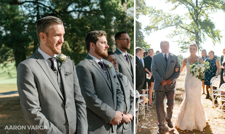 24 outdoor wedding ceremony(pp w768 h456) - Amy + Bill | Montour Heights Country Club Wedding Photos