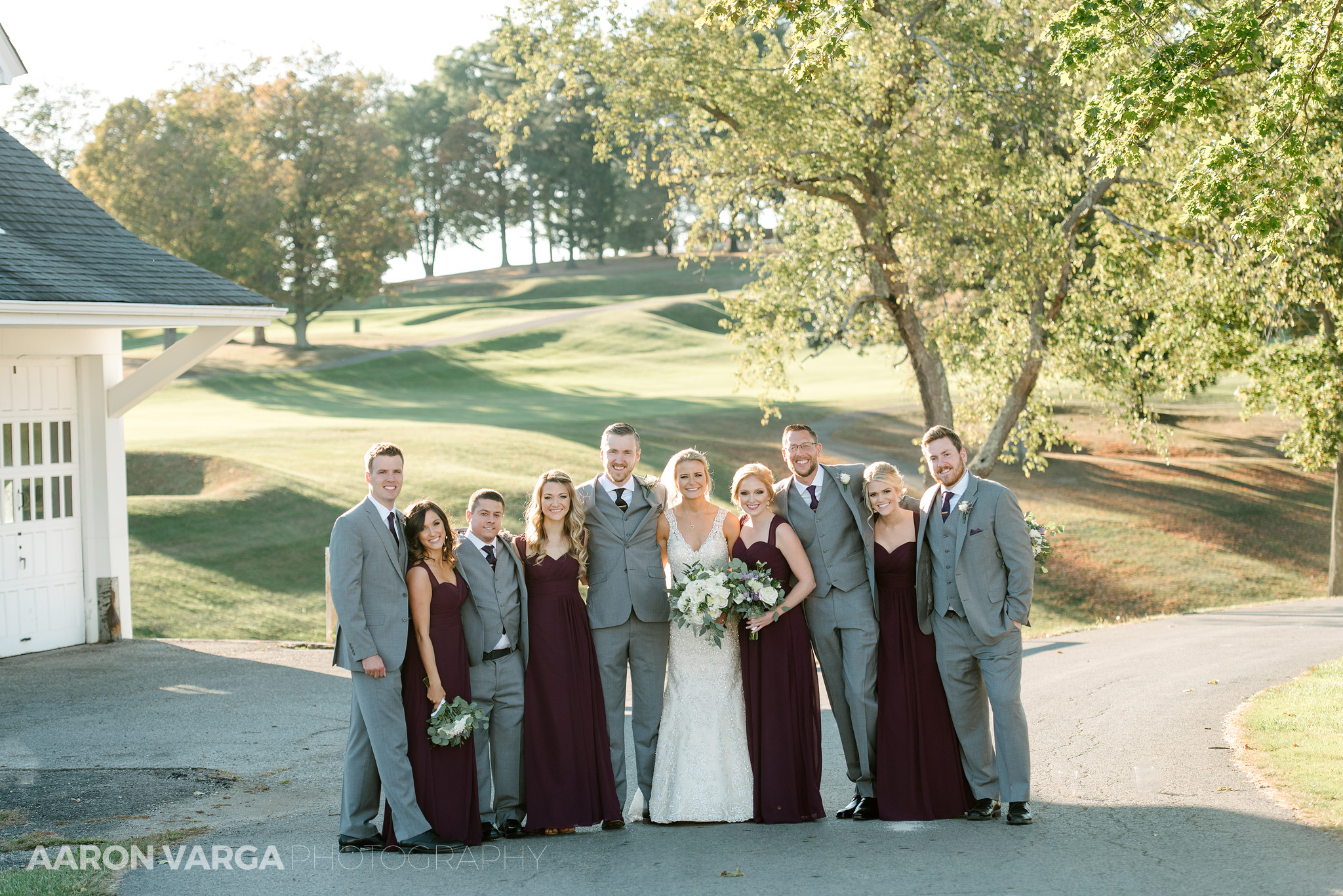 37 montour heights country club wedding bridal party - Amy + Bill | Montour Heights Country Club Wedding Photos
