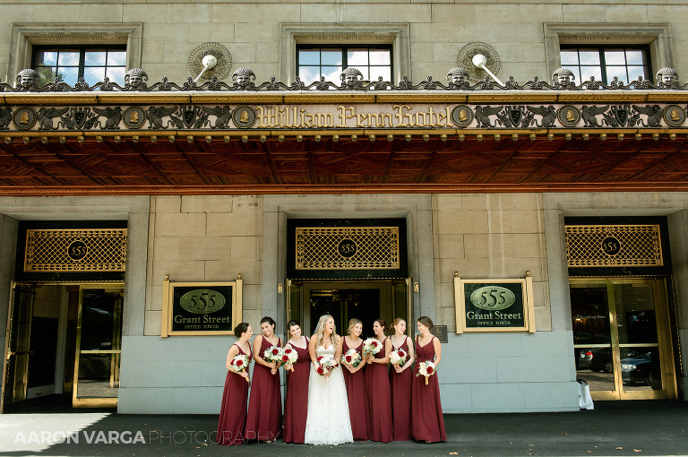 12 omni wiliam penn hotel wedding bridesmaids(pp w768 h510) - Madison + Robert | Longue Vue Club Wedding Photos