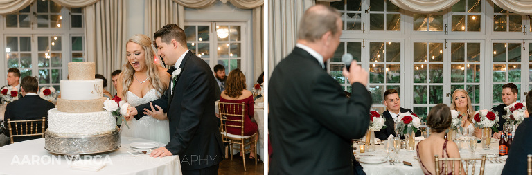59 cake cutting wedding longue vue club(pp w768 h253) - Madison + Robert | Longue Vue Club Wedding Photos