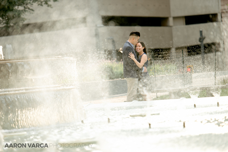10 downtown pittsburgh mellon square(pp w768 h512) - Daniel + Lailene | Downtown Pittsburgh Engagement Photos