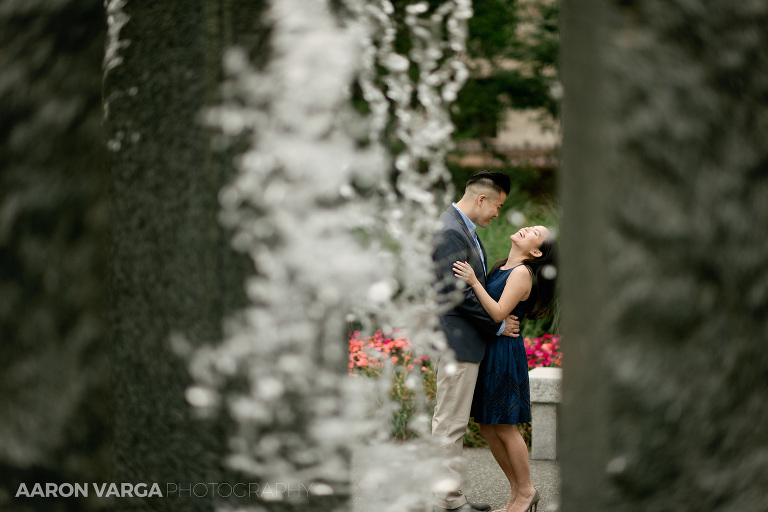 19 engagement photos at omni waterfall(pp w768 h512) - Daniel + Lailene | Downtown Pittsburgh Engagement Photos