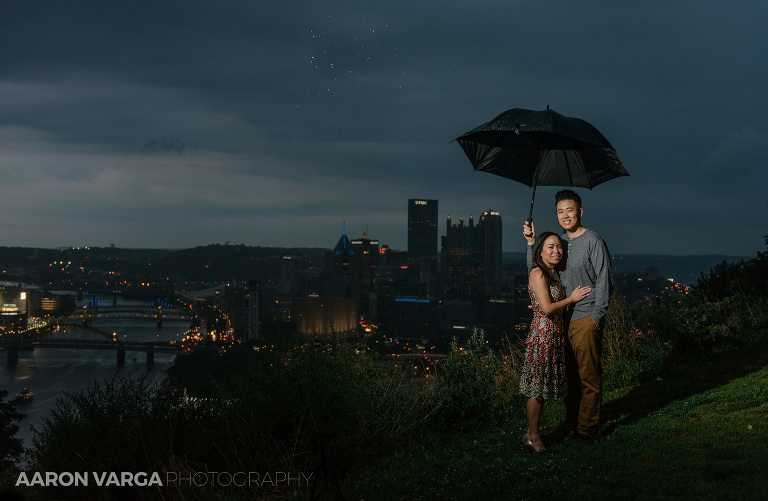 31 off camera flash mt washington engagement(pp w768 h501) - Daniel + Lailene | Downtown Pittsburgh Engagement Photos