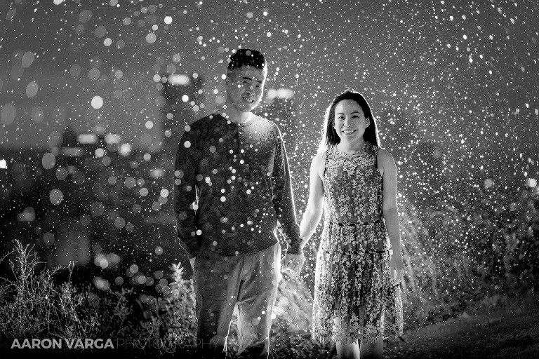36 epic backlit engagement photos in rain(pp w768 h512) - Daniel + Lailene | Downtown Pittsburgh Engagement Photos