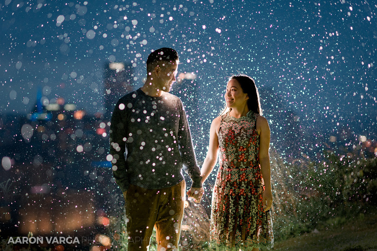 37 rainy engagement photos flash wedding pittsburgh(pp w768 h512) - Daniel + Lailene | Downtown Pittsburgh Engagement Photos