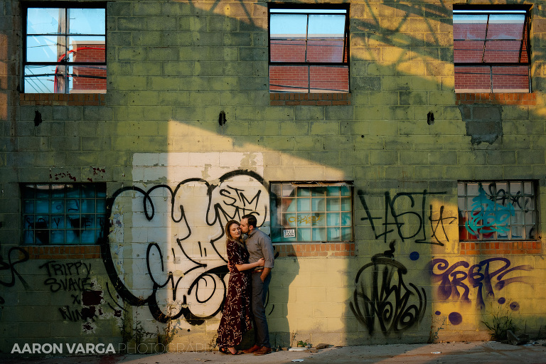 19 graffiti engagement photos strip district(pp w768 h512) - Amanda + Brandon | Strip District Engagement Photos