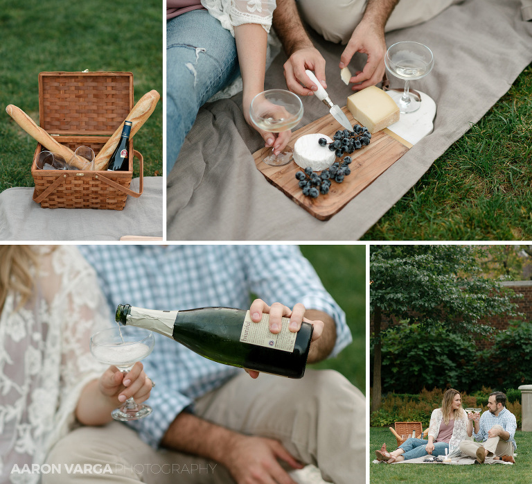 11 picnic with wine engagement(pp w768 h698) - Amanda + Brandon (Part II) |  Mellon Park Engagement Photos