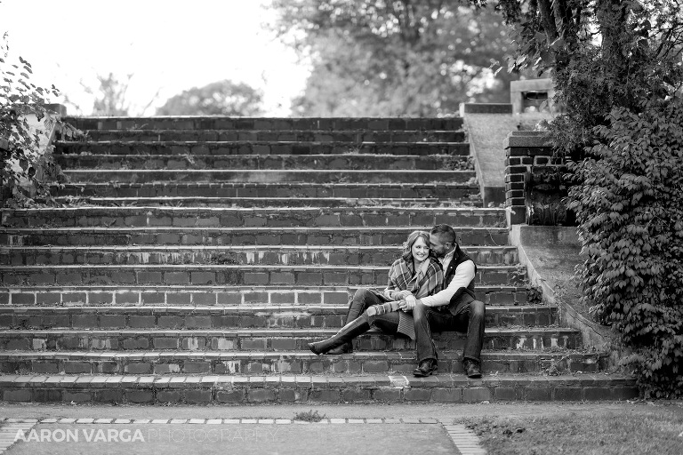 05 fall engagement photos at mellon park(pp w768 h512) - Anna + Aaron | Mellon Park and Mt. Washington Engagement Photos