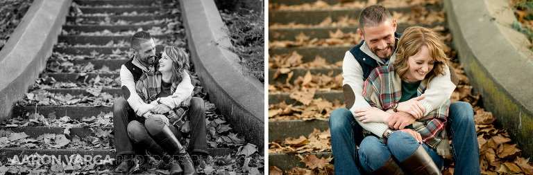 11 staircase at mellon park(pp w768 h253) - Anna + Aaron | Mellon Park and Mt. Washington Engagement Photos