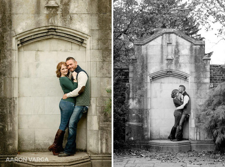 16 mellon park courtyard(pp w768 h570) - Anna + Aaron | Mellon Park and Mt. Washington Engagement Photos