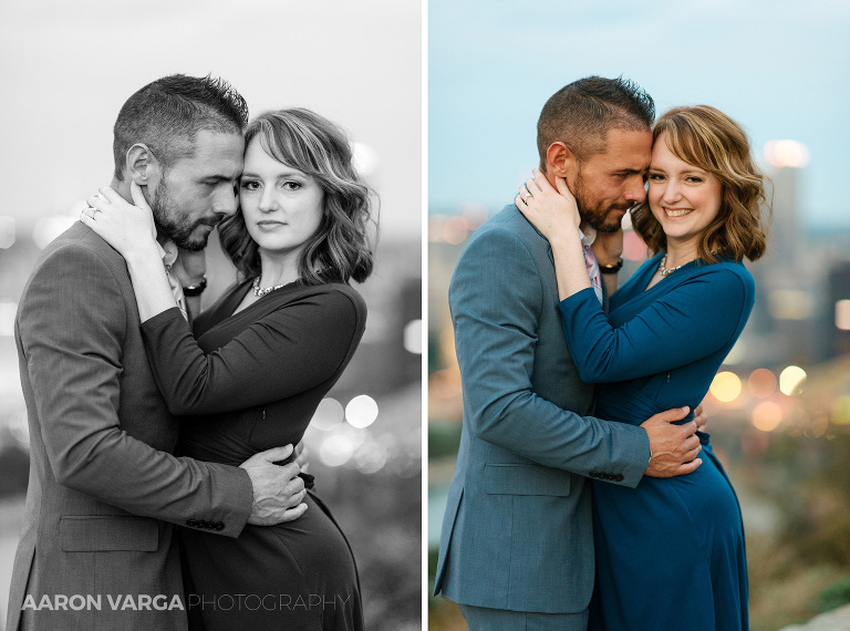 30 fall engagement night mt washington(pp w768 h570) - Anna + Aaron | Mellon Park and Mt. Washington Engagement Photos