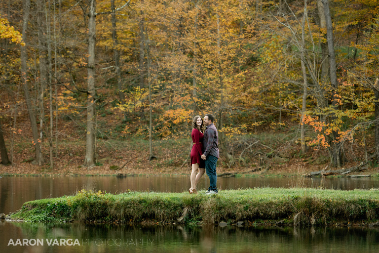 18 fall engagement lake seven springs(pp w768 h512) - Sarah + Jeff | Seven Springs Mountain Resort Engagement Photos