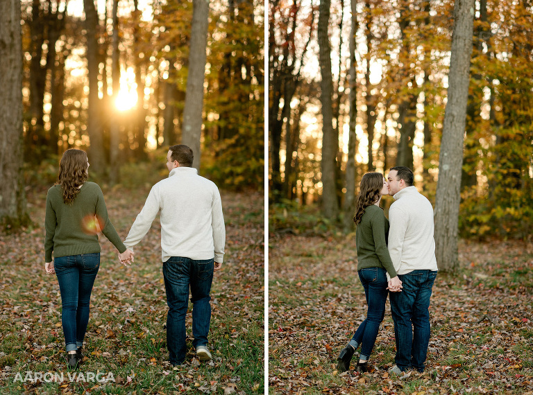 19 fall engagement sunset seven springs(pp w768 h570) - Sarah + Jeff | Seven Springs Mountain Resort Engagement Photos
