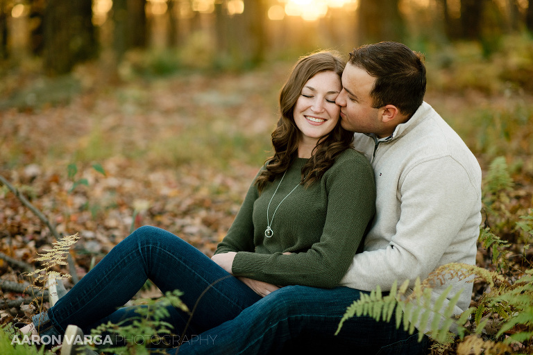26 ski resort engagement photos in woods(pp w768 h512) - Sarah + Jeff | Seven Springs Mountain Resort Engagement Photos