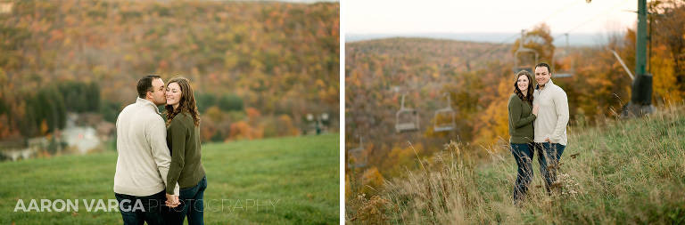 36 couple in fall engagement photos(pp w768 h253) - Sarah + Jeff | Seven Springs Mountain Resort Engagement Photos