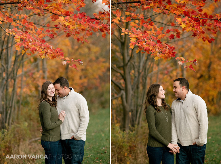 41 red trees fall seven springs engagement(pp w768 h570) - Sarah + Jeff | Seven Springs Mountain Resort Engagement Photos