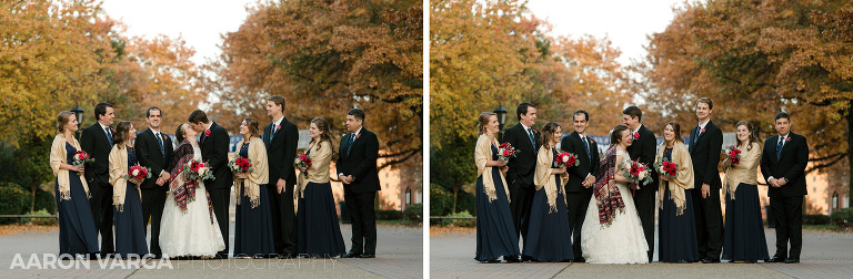 16 duquesne university chapel wedding bridal party(pp w768 h252) - Katie + Ben | Duquesne University and Omni William Penn Wedding Photos