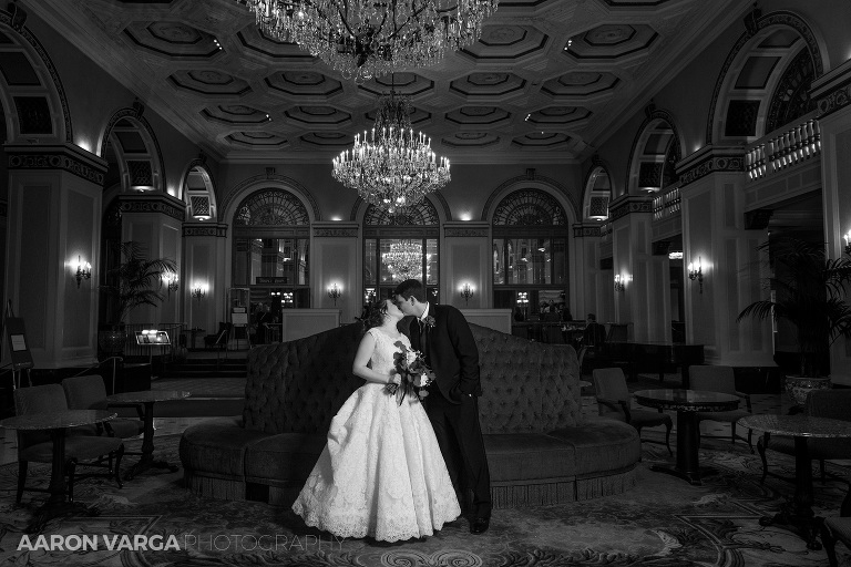 51 omni william penn lobby wedding photos(pp w768 h512) - Katie + Ben | Duquesne University and Omni William Penn Wedding Photos