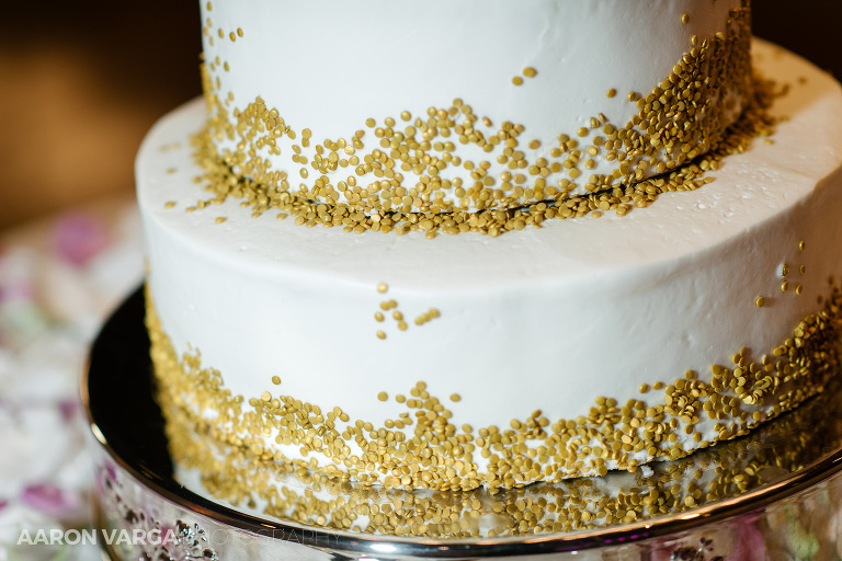 06 gold wedding cake accents(pp w768 h512) - Best of 2017: Cakes