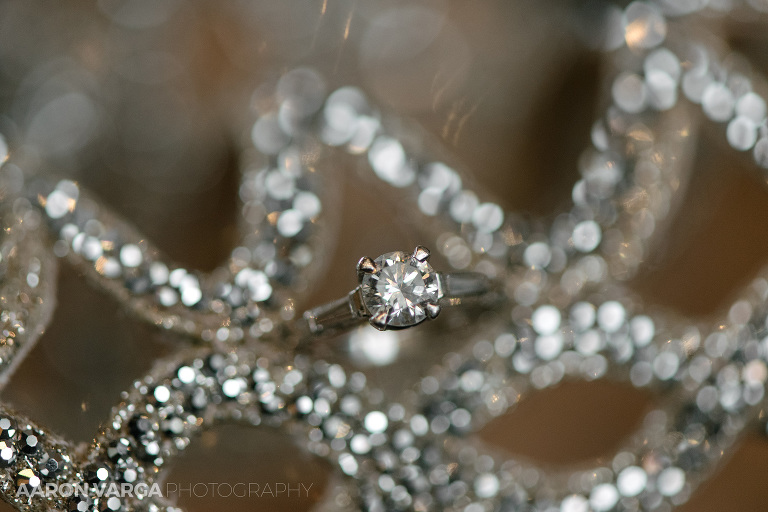 03 diamond engagement ring(pp w768 h512) - Andrea + Frank | Pittsburgh Airport Marriott Wedding Photos