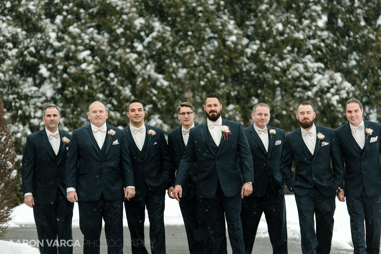 13 groomsmen winter wedding(pp w768 h512) - Andrea + Frank | Pittsburgh Airport Marriott Wedding Photos