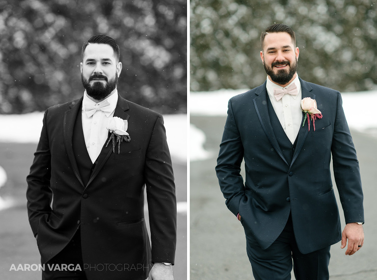 15 groom with beard(pp w768 h570) - Andrea + Frank | Pittsburgh Airport Marriott Wedding Photos