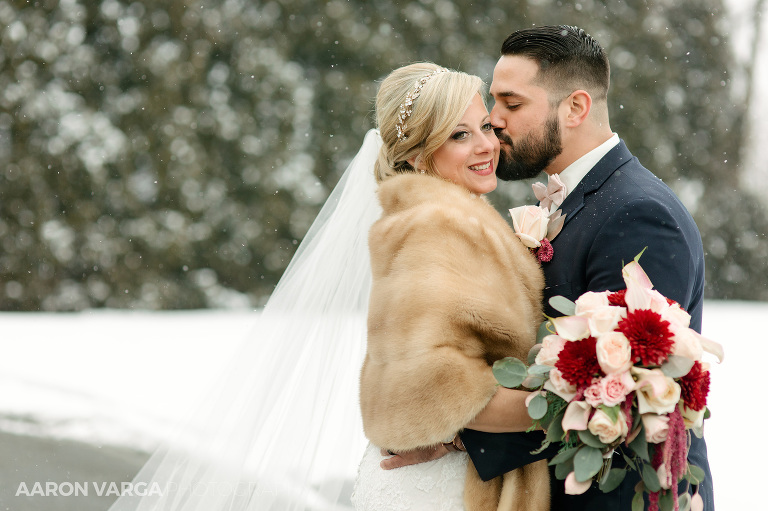 16 winter wedding couple(pp w768 h511) - Andrea + Frank | Pittsburgh Airport Marriott Wedding Photos