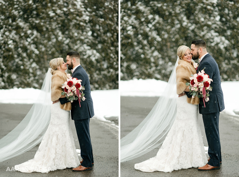 17 snowy winter wedding(pp w768 h570) - Andrea + Frank | Pittsburgh Airport Marriott Wedding Photos