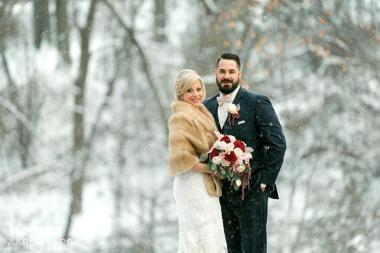 24 winter wedding snow pittsburgh(pp w768 h512) - Andrea + Frank | Pittsburgh Airport Marriott Wedding Photos