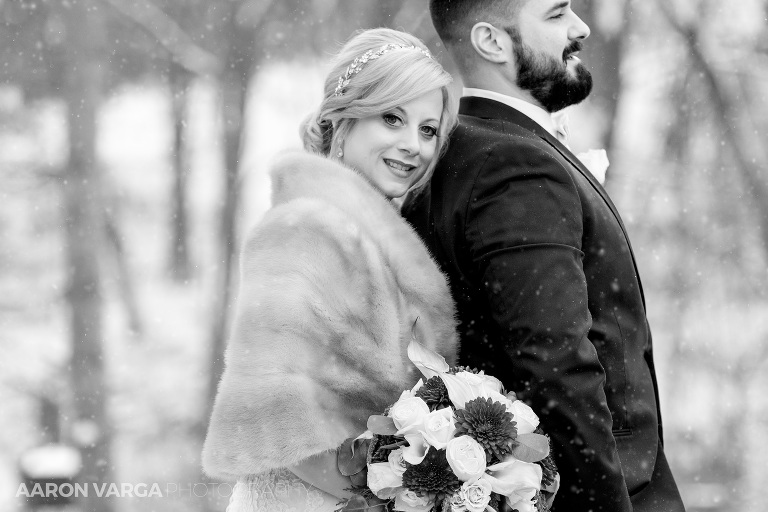 31 winter wedding photos in snow(pp w768 h512) - Andrea + Frank | Pittsburgh Airport Marriott Wedding Photos