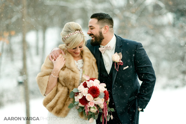 34 winter snowy wedding photos pittsburgh(pp w768 h512) - Andrea + Frank | Pittsburgh Airport Marriott Wedding Photos