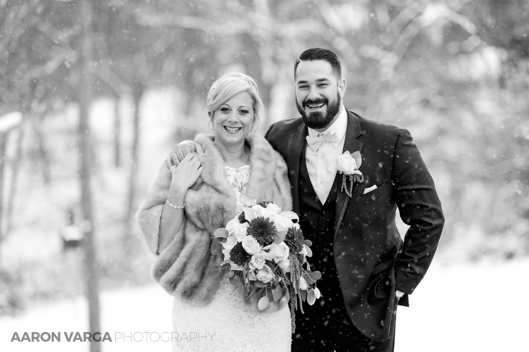 35 pittsburgh winter wedding photos snowy(pp w768 h512) - Andrea + Frank | Pittsburgh Airport Marriott Wedding Photos