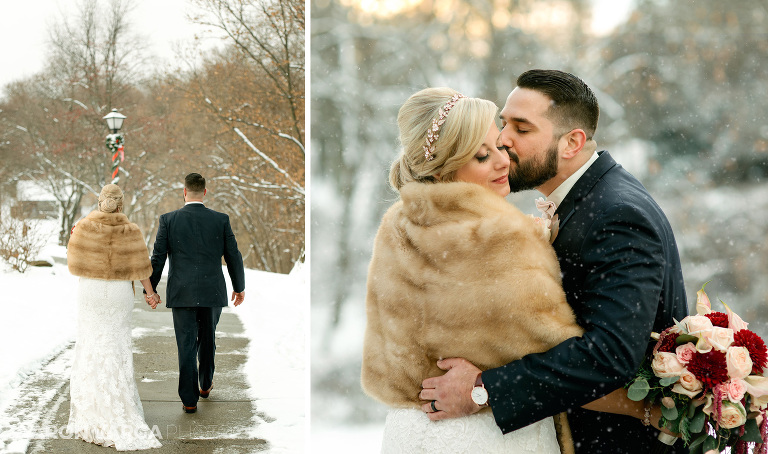 42 cold wintery wedding photos(pp w768 h454) - Andrea + Frank | Pittsburgh Airport Marriott Wedding Photos